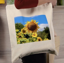 Load image into Gallery viewer, Sunny Sunflower Eco Friendly Tote Bag
