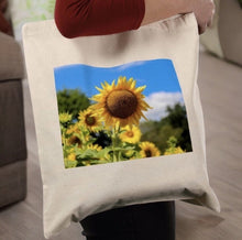 Load image into Gallery viewer, Sunny Sunflower Eco Friendly Tote Bag
