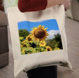 Sunny Sunflower Eco Friendly Tote Bag