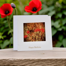 Load image into Gallery viewer, Striking Red Poppy Birthday Card
