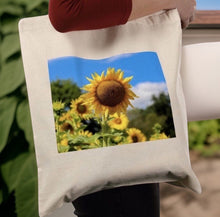 Load image into Gallery viewer, Sunny Sunflower Eco Friendly Tote Bag
