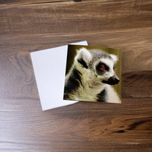 Load image into Gallery viewer, Playful Lemur Blank any Occasion Greeting Card
