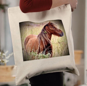 Charming Wildhorse Eco Friendly Tote Bag