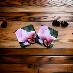 Sweet Pea Glossy Single Coaster