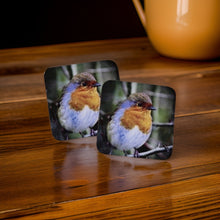 Load image into Gallery viewer, Chirpy Robin Glossy Single Coaster
