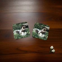 Load image into Gallery viewer, Cute Grey Squirrel Wooden Coaster Set
