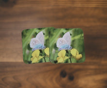 Load image into Gallery viewer, Blue Butterfly Glossy Single Coaster
