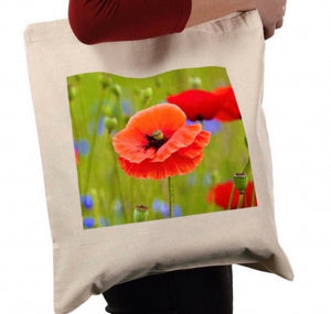 Perfect Poppy Eco Friendly Tote Bag