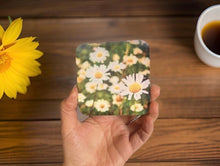 Load image into Gallery viewer, Oxeye Daisy Glossy Single Coaster
