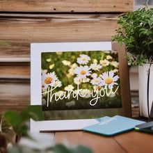 Load image into Gallery viewer, Delightful Daisy Thank You Blank Postcard
