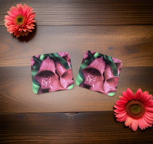 Foxglove Glossy Single Coaster