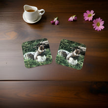 Load image into Gallery viewer, Cute Grey Squirrel Wooden Coaster Set
