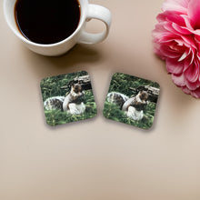 Load image into Gallery viewer, Cute Grey Squirrel Wooden Coaster Set
