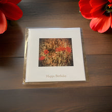 Load image into Gallery viewer, Striking Red Poppy Birthday Card
