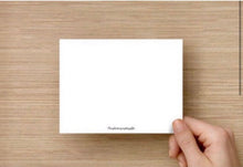 Load image into Gallery viewer, Striking Poppy Blank Thank you Notecards
